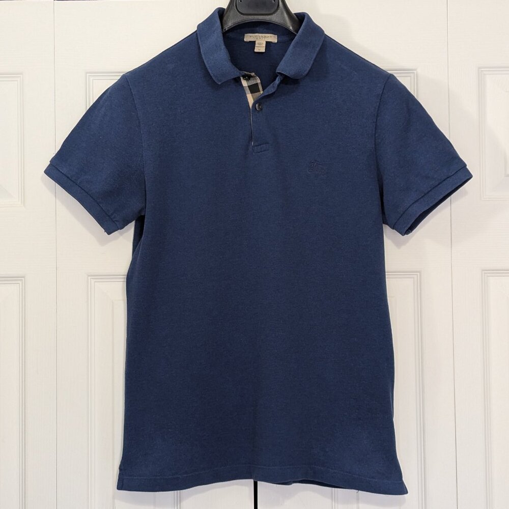 Burberry Navy Polo Shirt